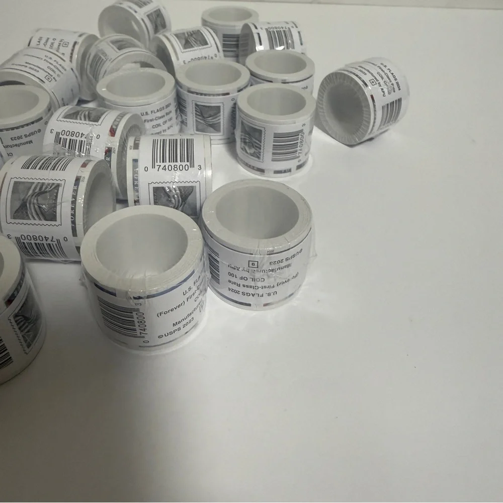 US FLAG 2024 Forever Stamps 20 Rolls, 2000 Pieces